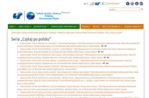 Czytaj po polsku- literatura polska dla obcokrajowców